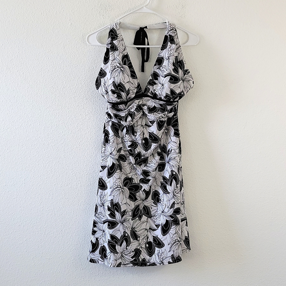 White House Black Market Women's Halter Dress 4